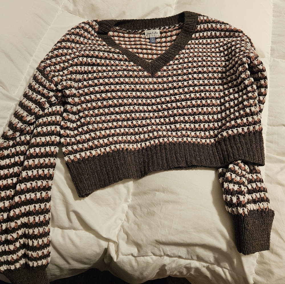 Yarn and Sea knit sweater Size S